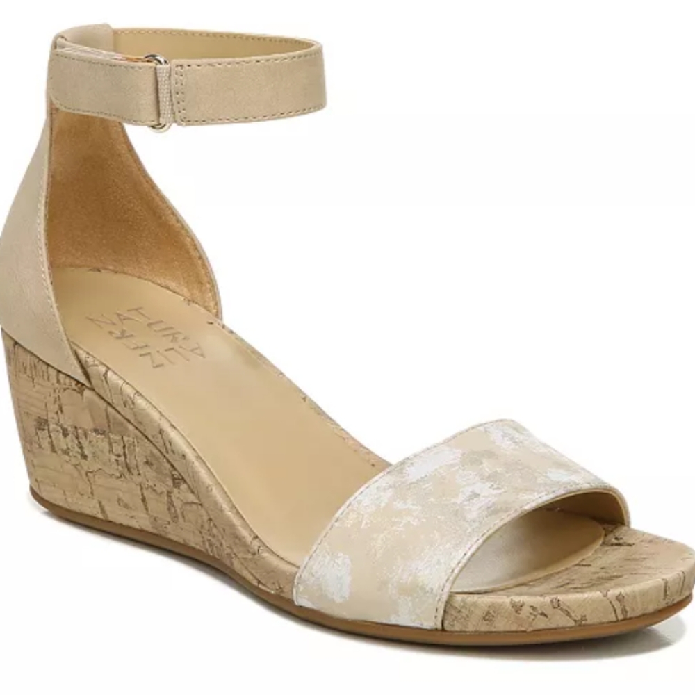 Areda Ankle Strap Wedge Sandals women's size 10